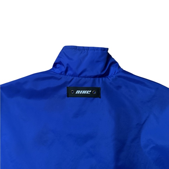 Y2K Nike Boys‎ Youth Lightweight Jacket Size XL 18-20 Nike Swoosh Blue Spellout - Picture 7 of 10